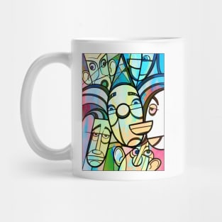 portrait cubism Mug
